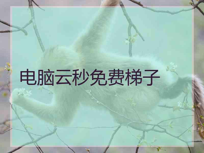 电脑云秒免费梯子