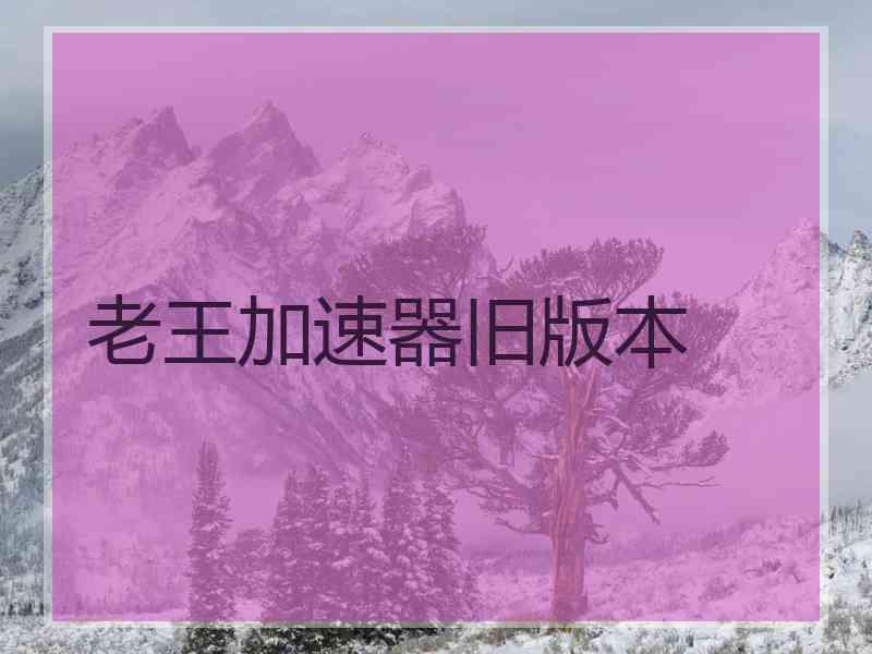 老王加速器旧版本