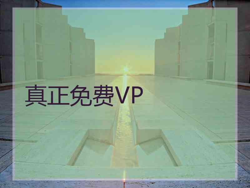 真正免费VP