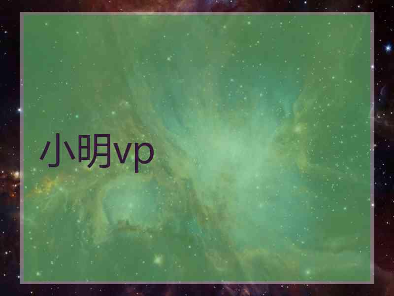 小明vp