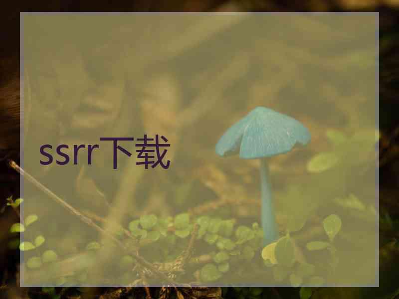 ssrr下载
