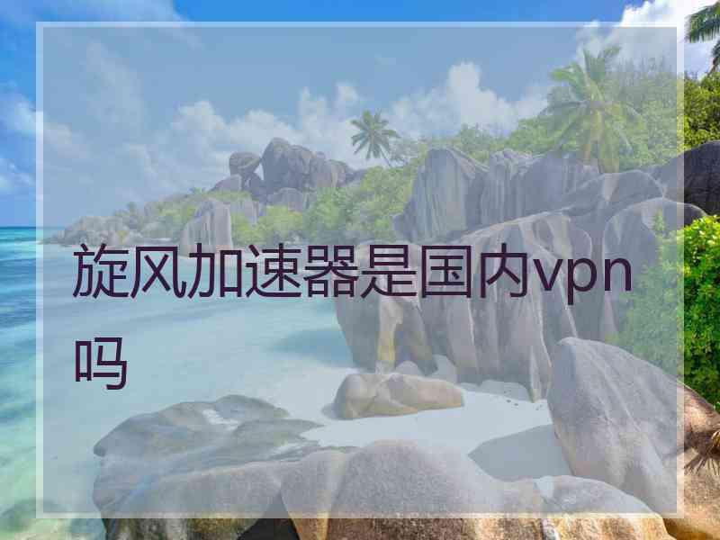 旋风加速器是国内vpn吗