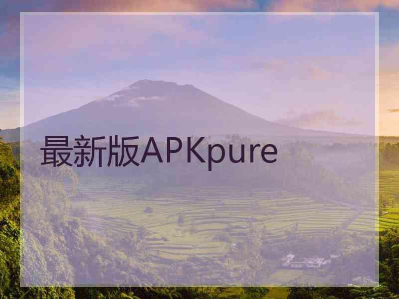 最新版APKpure