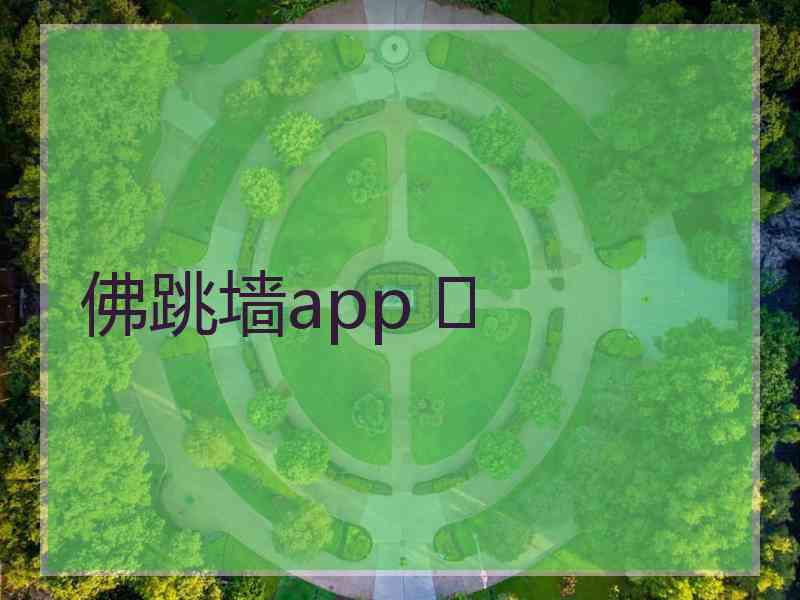 佛跳墙app 	