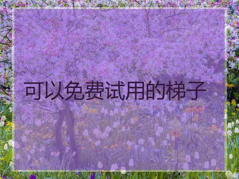 可以免费试用的梯子