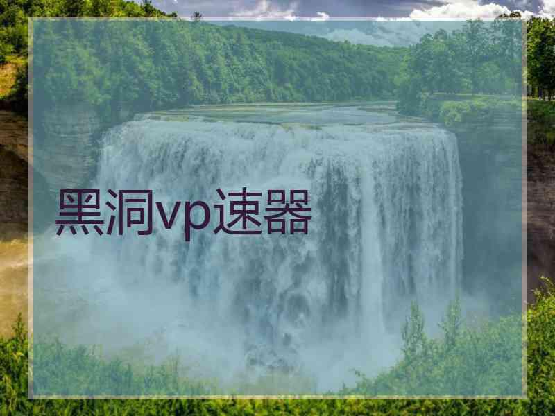 黑洞vp速器