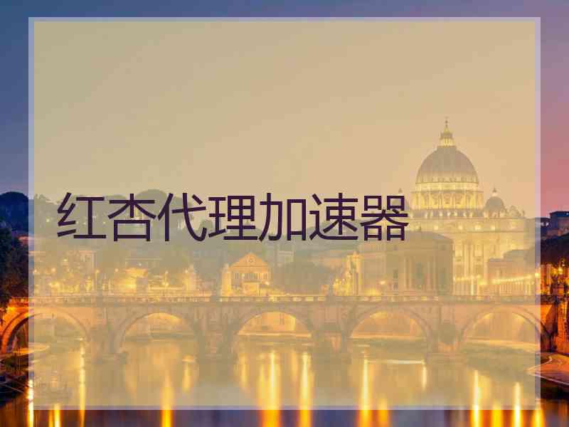 红杏代理加速器