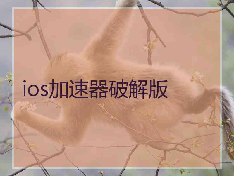 ios加速器破解版