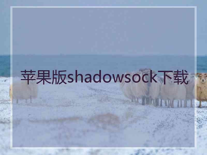 苹果版shadowsock下载