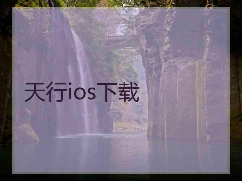 天行ios下载