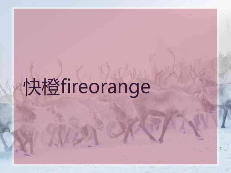 快橙fireorange