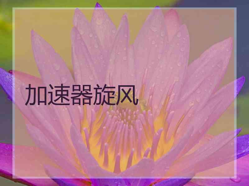 加速器旋风