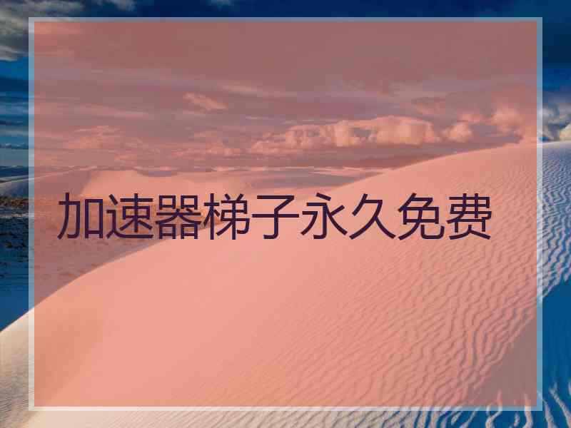 加速器梯子永久免费