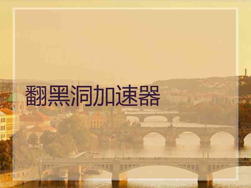 翻黑洞加速器